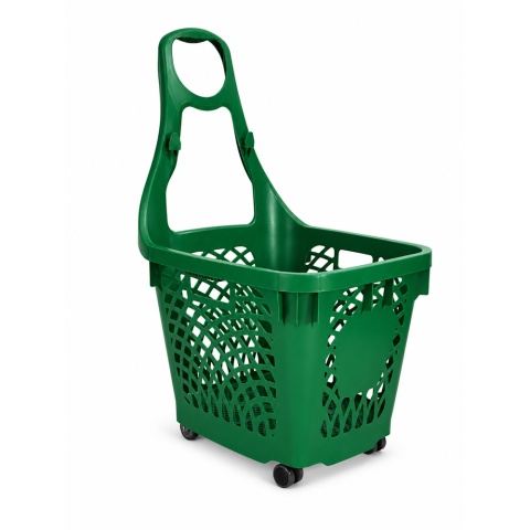 Koszyk sklepowy na kółkach MaxiTyko 66L Plastimark