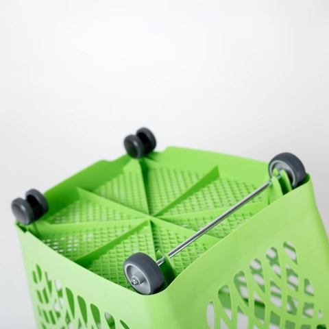 Koszyk sklepowy na kółkach MaxiTyko 66L Plastimark